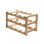Schmitt Tabletop Wine Bottle Rack in Beige
