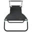vidaXL Folding Sun Lounger Folding Oxford Outdoor Recliner Adjustable Patio-1199259545