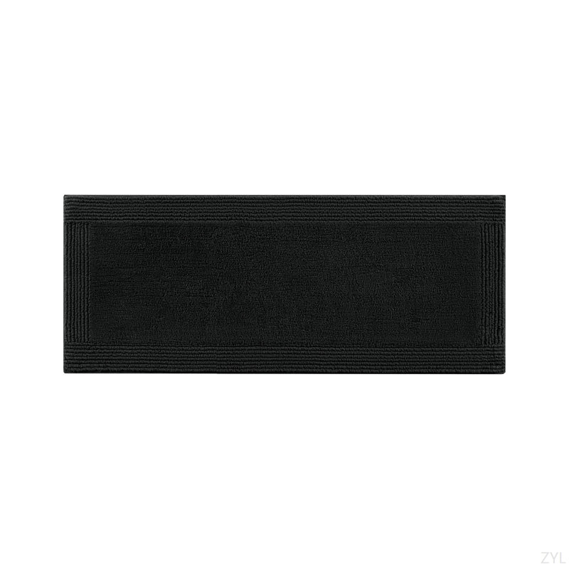 1 PCS 100% Cotton Tufted 3000 GSM Reversible Bath Rug, Rectangle 2' x 3'8"