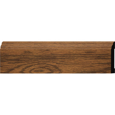 3 1/4 in. H x 7/16 in. P x 96 in. L, TrueCraft PVC Colonial Baseboard Moulding