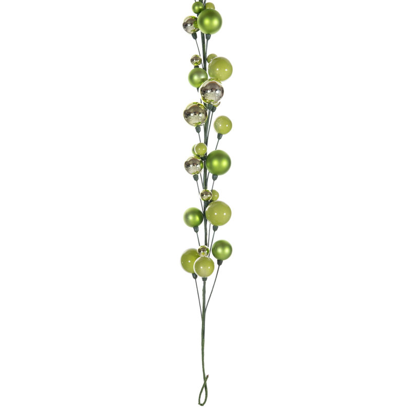 Vickerman 6' Celadon Ball Branch Garland., Celadon
