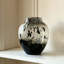 Vase de table rond en verre blanc de style chinois-930072020