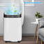 Ventilateur de déshumidificateur 3-en-1 climatiseur portatif 14 000 BTU refroidissant 700 pi2 à distance avec fenêtre à DEL