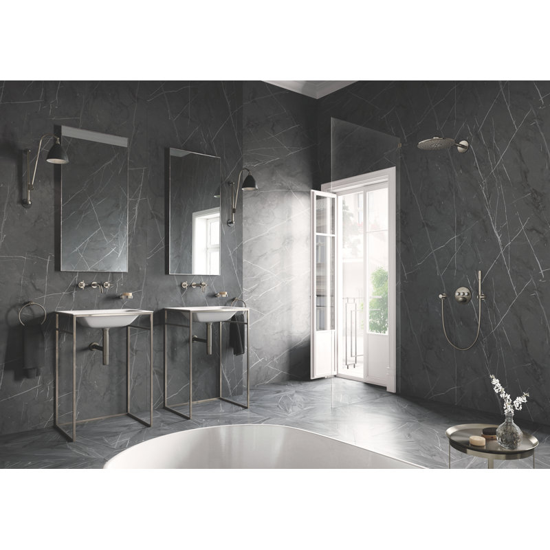 Relexa® Plus Wall Union, Nickel brossé Infinity