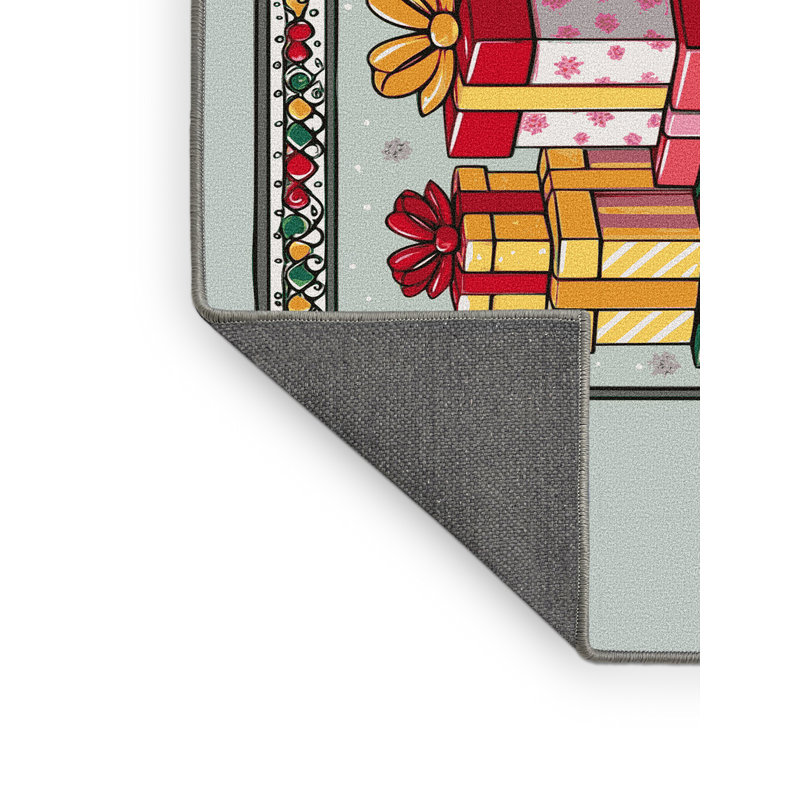 Tapis vacances de Noël The Holiday Aisle®, Rectangle 7 pi x 9 pi