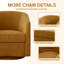 Fauteuil d'appoint pivotant en chenille-516561334