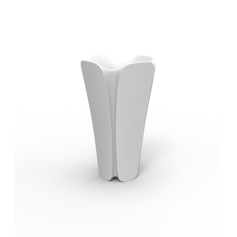 Pezzettina Resin Pot Planter, 33.5" H x 33.5" W x 33.5" D, White