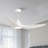 52" 3 - Blade Smart Ceiling Fan with 3CCT Dimmable LED Lights and Remote Control, Compatible with Alexa/Google-929092606