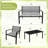 Onika 4 Piece Patio Conversation Set-1018465202