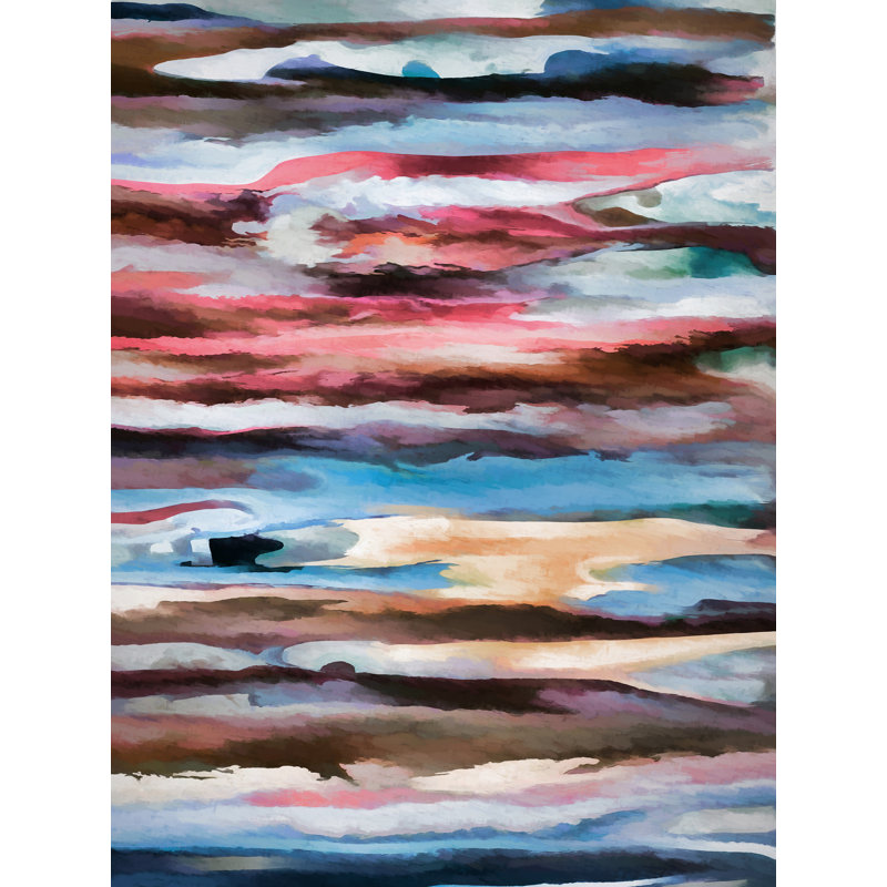 Abstract Composition 1000 Print by Angel Estevez, 32" H x 24" W , Wrapped Canvas