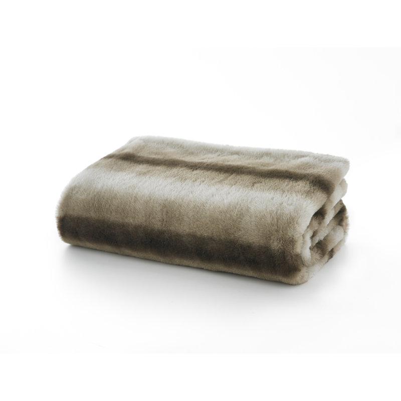 Quilted Throw Blanket, Natural