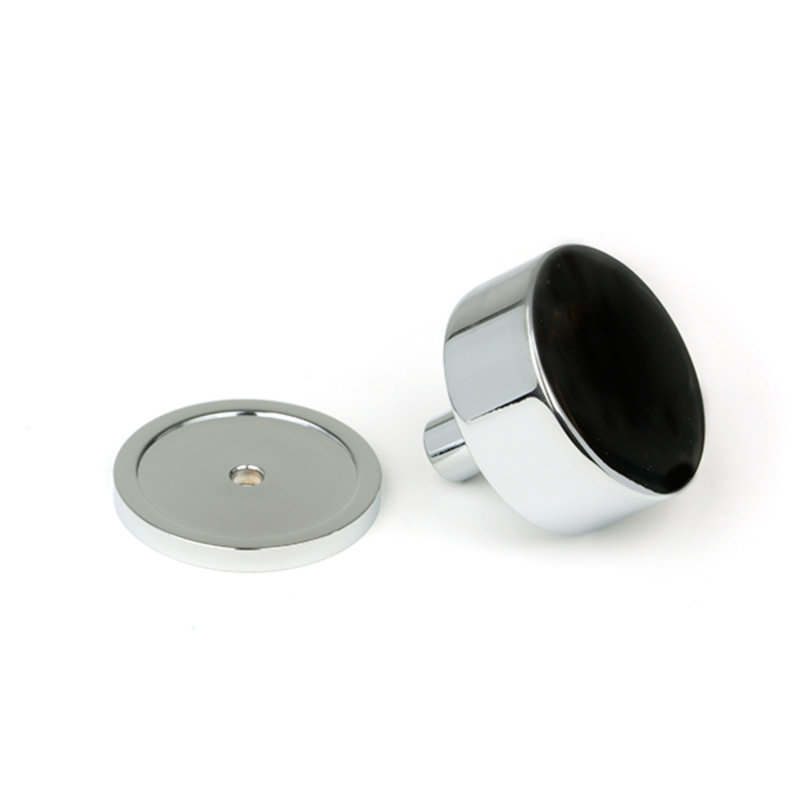 Round Knob, 4 cm, Polished Chrome
