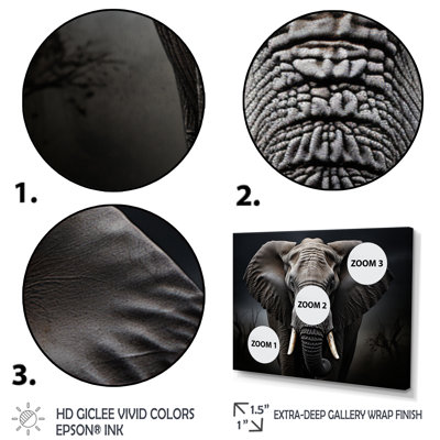 Elephant Silent Majesty III - Elephant Wall Art
