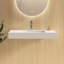 Lavabo de salle de bain mural 35 "à surface solide-125398700-125398701