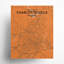 Charlottesville, carte de la ville, impression graphique-1816501799-1816501848