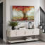 Automne, automne, "Érable orange dans la nature, paysage, grande impression sur toile encadrée"-99142284-99142287