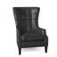 Gallin Leather Tufted Wingback Chair-1889499001-1889498999