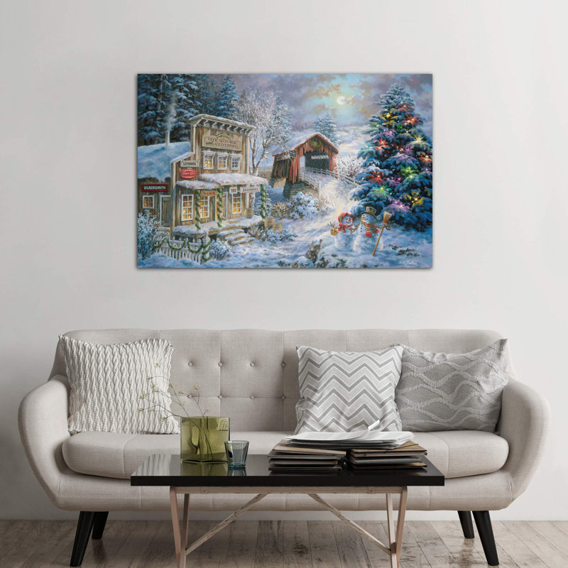 Country Shopping by Nicky Boehme - Wrapped Canvas Painting, 66.04 cm H x 45.72 cm W x 3.175 cm D