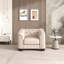 Canapé d'appoint rembourré en velours luxueux avec coussin épais et amovible pour les espaces de vie modernes, parfait pour les petites pièces et les sièges confortables-968037155