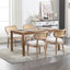Rattan Dining Chairs Farmhouse Dining Room Chairs Wooden Kitchen Chairs Side Chairs With Cane Backrests-1860021549