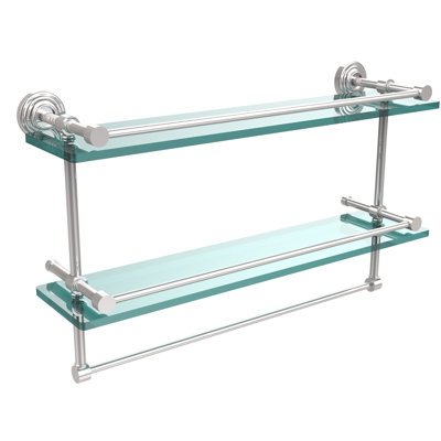 Étagère 2 pièces avec barre à serviettes Beresford