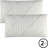 Charcoal Infused Set Of 2 Bed Pillows With Soft Knit Cover For Back