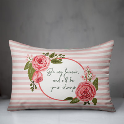 Floral Throw Pillow