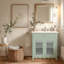 Meuble-lavabo vert clair 31 po avec lavabo