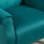 Fauteuil à oreilles Mid-Century moderne avec pieds robustes en bois-130138550