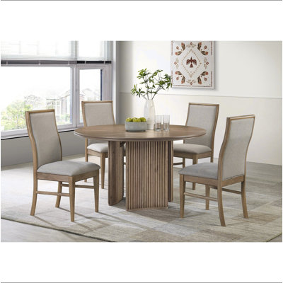 Distressed Round Dining Table
