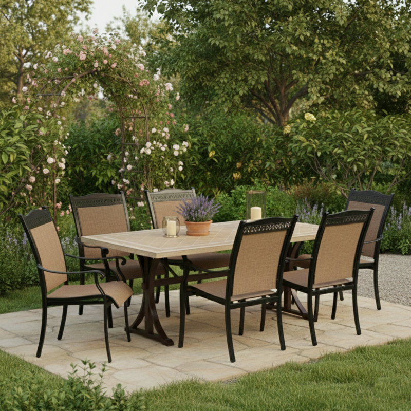 6 - Person Patio Dining Set with