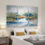 Blue Serenity - 3 pièces, reproduction sur toile-24010943