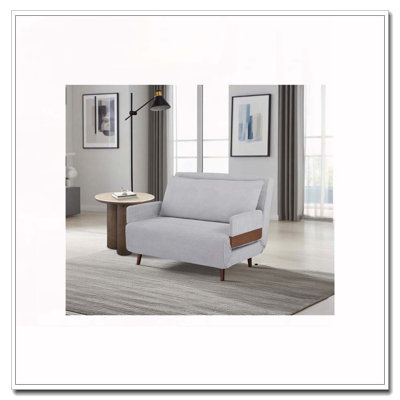 Fauteuil d'appoint rembourré convertible