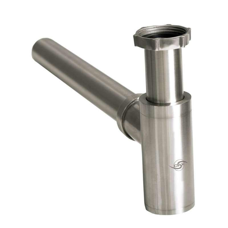 DAX Brass Sink P Trap, Matte Black