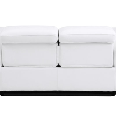 Global United Top Grain Italian Leather With Power Recliner