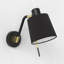 Edward Wall Switched, Matt Black / Matt Gold with Tapered Drum 155, Putty Fabric-987656161-987656166