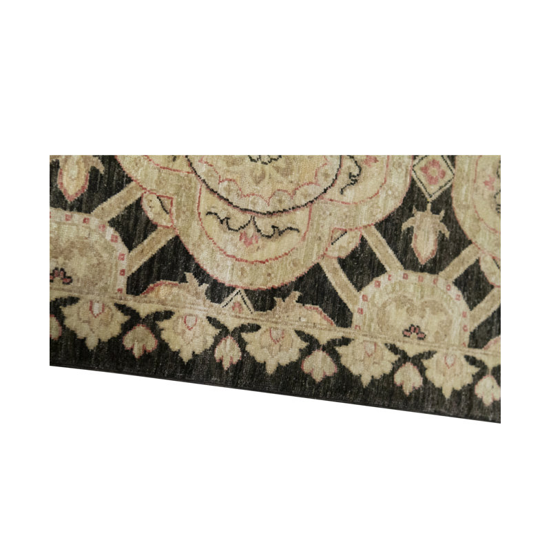 Hand Woven Wool Oriental Area Rug, Rectangle 3'9" X 5'9"