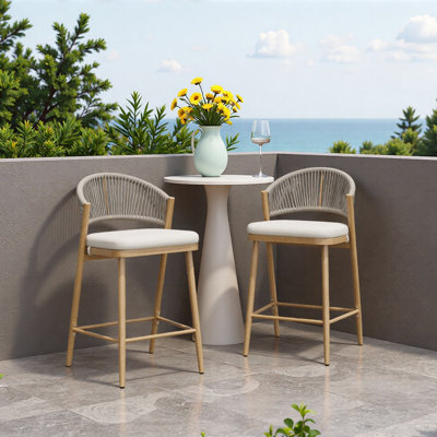Ensemble de 2 tabourets de comptoir Ventilated Cozy Outdoor