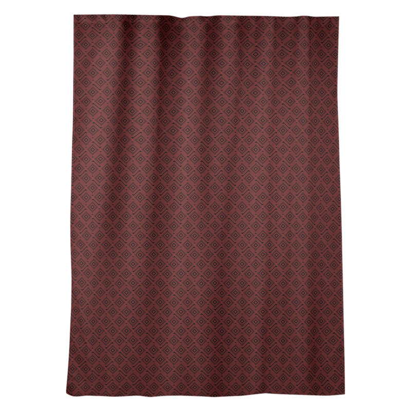 Room Darkening Curtain Single Panel, Red