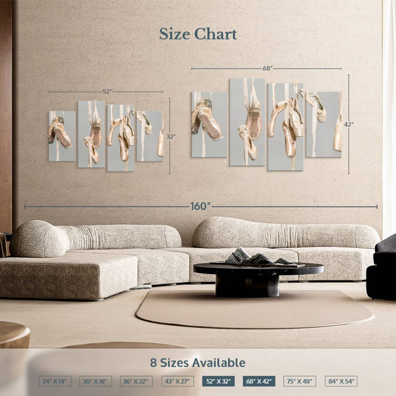 Chaussons de ballet Enn, H 42 po x l 68 po