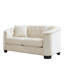Velours beige 5 avec ornements en têtes de clou ravissants - garniture Cozy Atmosphere 3 et 2-744764227-744764228-777767199