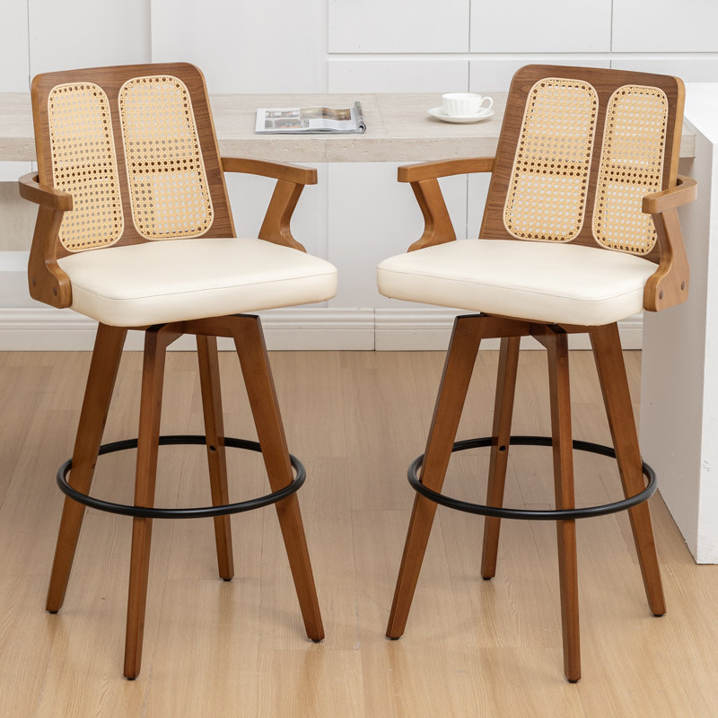 Tabouret de bar et tabouret de bar Modern, Beige, Tabouret de comptoir (siège d'une hauteur de 26 p
