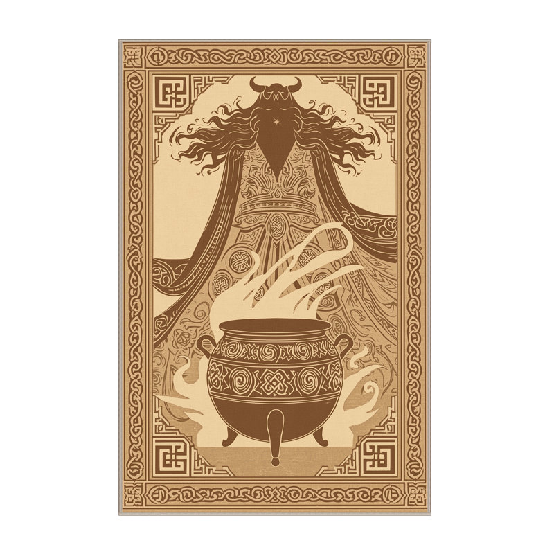 Tapis oriental doux et moelleux de style oriental Iseminger Dagda brun et beige, 2 x 5