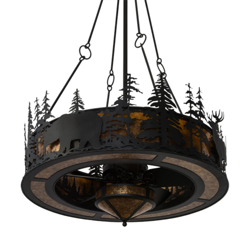 Tall Pines Downrod Ceiling Fan