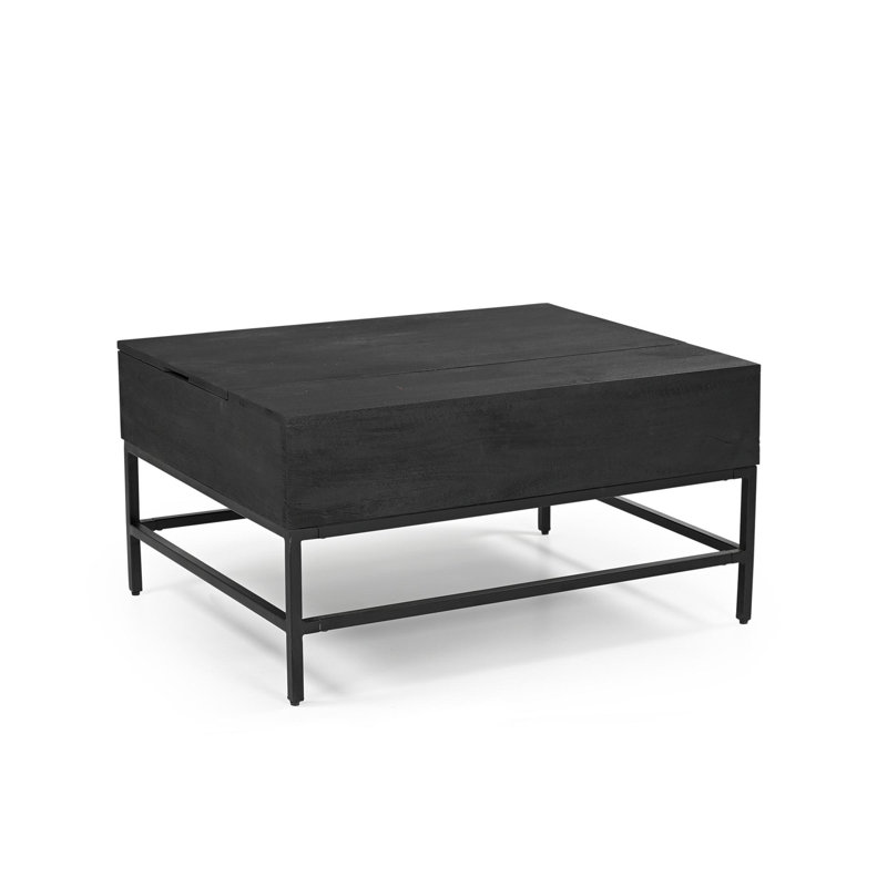 Table basse à plateau relevable, Gris anthracite