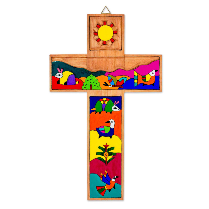 Handmade Boho Religious & Spiritual Wall Decor on Solid Wood