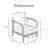 Patio Accent Chair,Outdoor Lounge Chair With Wood Frame-113527361