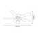 132cm Ceiling Fan with Light Kit