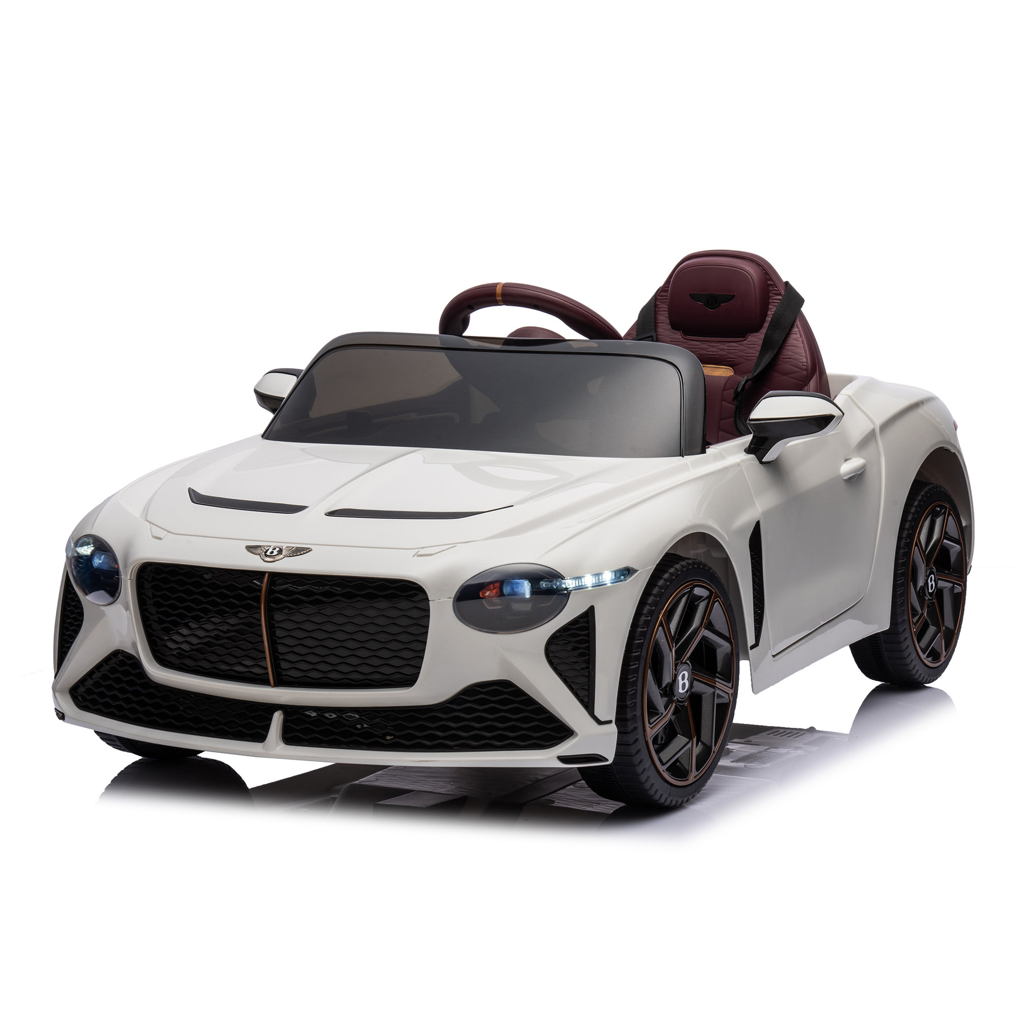 TOBBI_TOYS 12V Licensed Bentley Kids Ride on Car, Electric