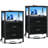 Nightstands Set of 2, End Tables with Charging Station and LED Lights